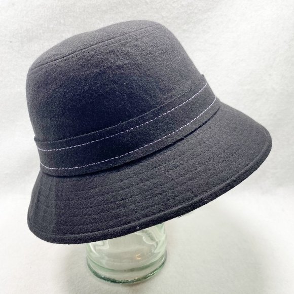 Magid Hats Black Wool Blend Bucket Hat main image 6
